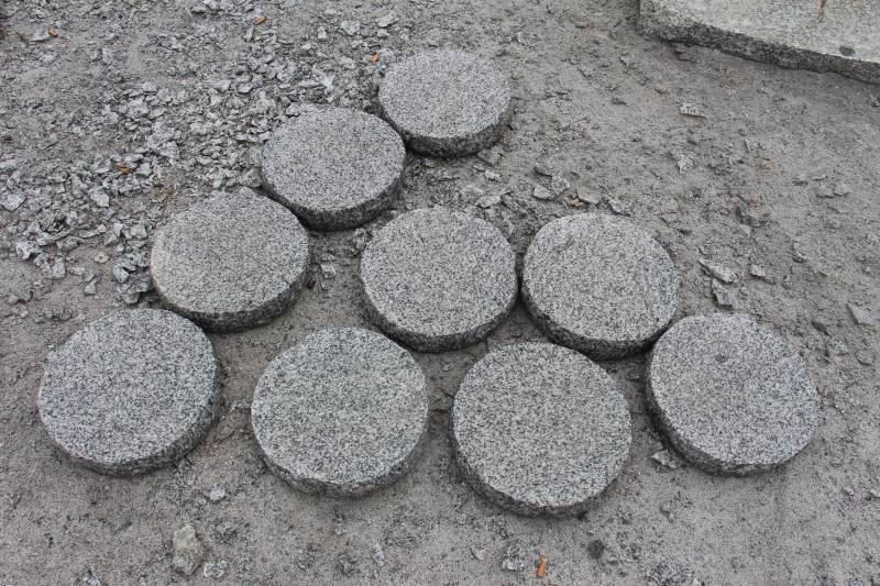 Dark Granite Paving