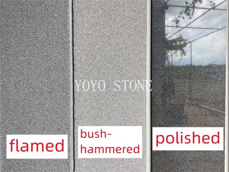 black grey granite