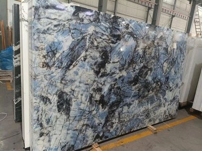 Nano Micro-vidre de diamant blau